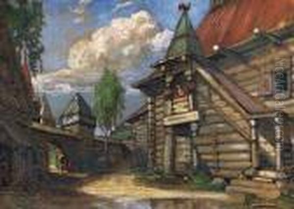 Summer Townscape In Old Russia - view 1