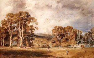 View Of Fonthill Abbey From The South by George Cattermole