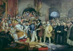 The Diet of Spires, 19 April, 1529 by George Cattermole