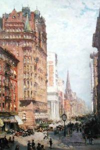 Fifth Avenue New York City, 1906 by Colin Campbell Cooper