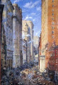 Broad Street Canyon, New York