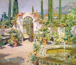 A Santa Barbara Courtyard