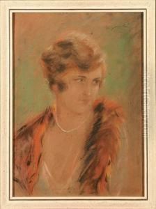 Portret Mlodej Damy by Stanislaw Gorski