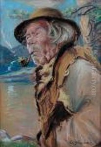 Portret Gorala by Stanislaw Gorski