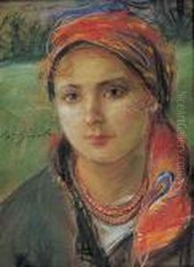 Portret Goralki by Stanislaw Gorski