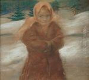 Portret Huculki by Stanislaw Gorski