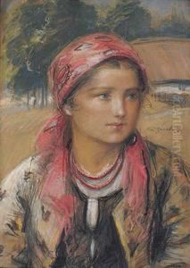 Portret Goralki by Stanislaw Gorski