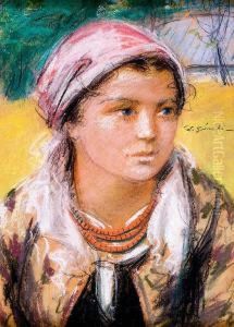 36a Goralka W Rozowej Chustce