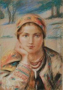 Mloda Goralka by Stanislaw Gorski