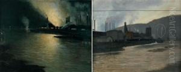 Mills At Night: Adouble-sided Work - view 1