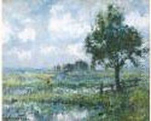 Zomerlandschap (ca. 1940) by Pieter Gorus