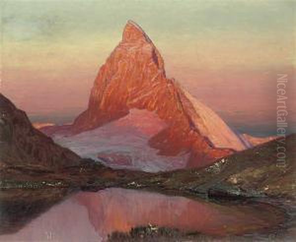 The Matterhorn At Dusk by Albert H. Gos