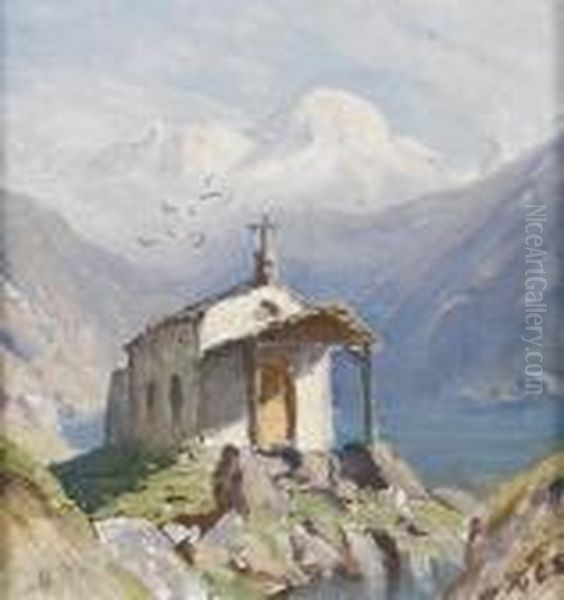Kapelle Maria Zum Schnee Am Schwarzsee Oberhalb Zermatt. - view 1