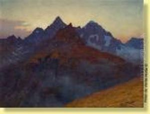 Le Obergabelhorn, Vallee De Zermatt by Albert H. Gos