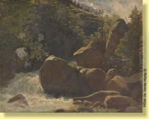 Cascade Dans Le Valais