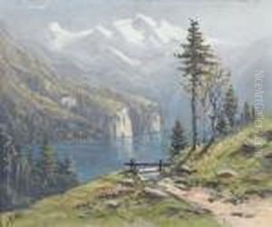 Lac Des Quatre Cantons by Albert H. Gos