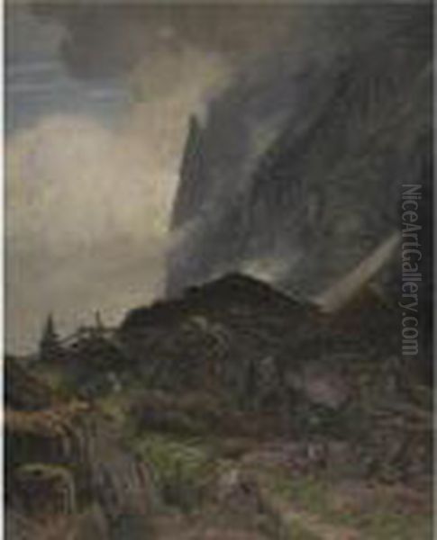 Landscape In The Bernese Alps - view 1