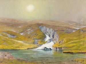 Bergsee Im Vorfruhling. by Albert H. Gos