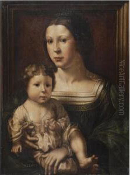 The Virgin And Child, Said To Be
A Double Portrait Of Anna Van Bergen, Marquise De Veere, And Her Son - view 1