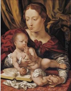 Sold By The J. Paul Getty Museum To Benefit Future Painting Acquisitions
Virgin And Child With An Open Book by Jan Mabuse