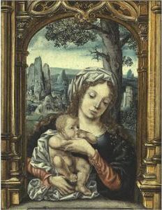 Virgin And Child by Jan Mabuse