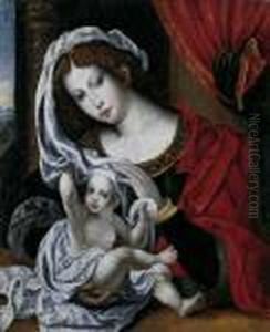 Madonna Mit Kind. by Jan Mabuse