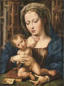 The Virgin And Child by Jan Mabuse