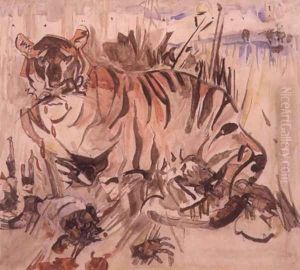 Tiger by Joseph Crawhall