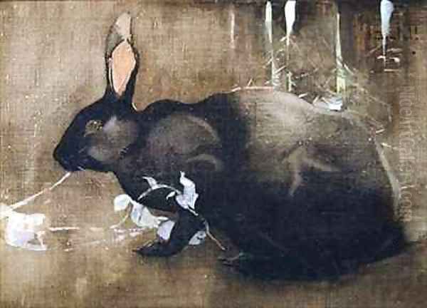 A Black Rabbit - view 1