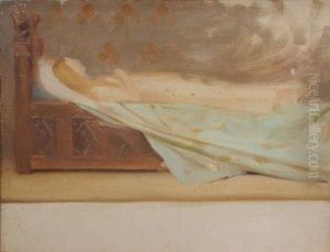 Death Of Childhood. Preparatory Sketch by Thomas Cooper Gotch