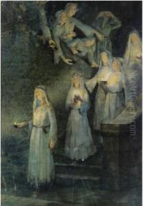 The Wise And The Foolish Virgins by Thomas Cooper Gotch