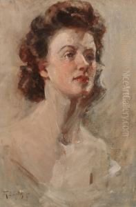 Portrait Of A Lady by Thomas Cooper Gotch