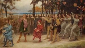 Study For Golden Youth by Thomas Cooper Gotch
