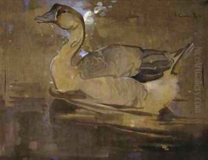 The Chinese Goose by Joseph Crawhall