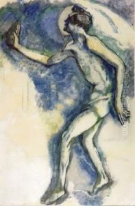 Tanczacy by Leopold Gottlieb