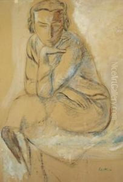 Seated Girl - view 1