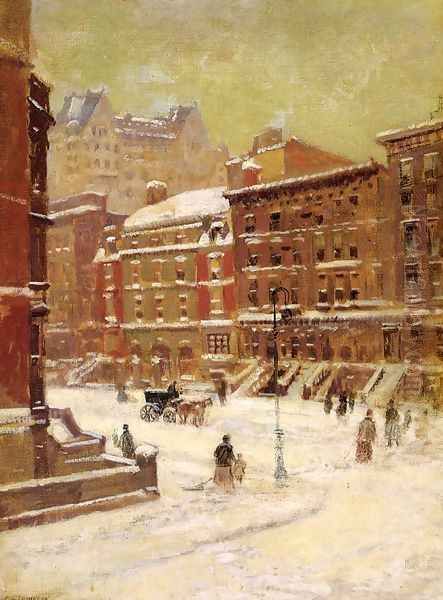 New York City View in Winter - view 1