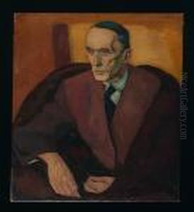Portrait Dandre Gide by Leopold Gottlieb