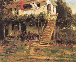 Studio at East Gloucester by Paul Cornoyer