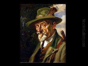 Portrait Eines Jagers