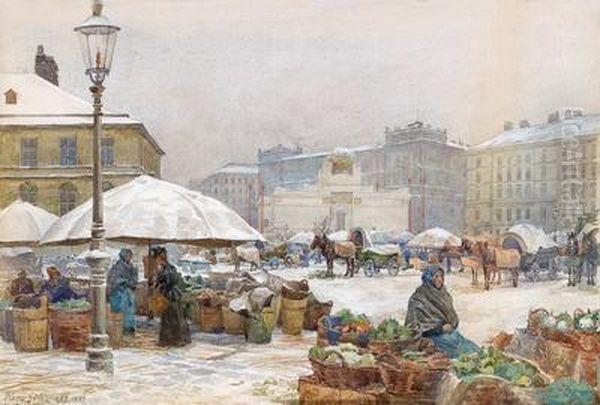 Naschmarkt Vor Der Secession - view 1