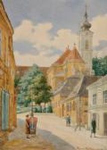 Il Quartiere Di Ober St. Veit A Vienna by Hans Gotzinger