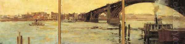 A View of St. Louis: A Triptych by Paul Cornoyer
