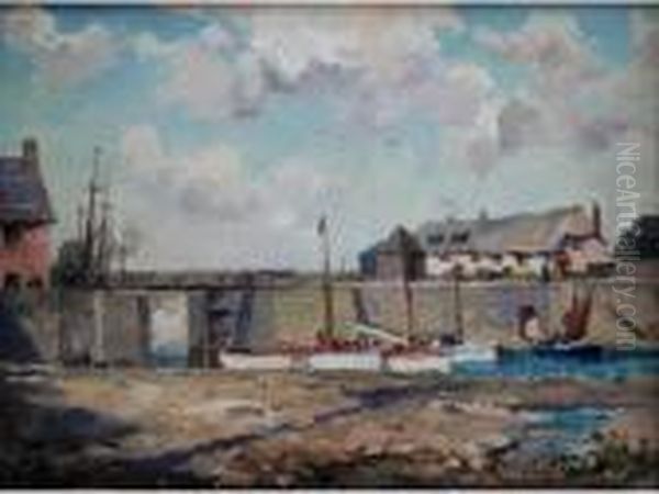 Porlock Weir, Low Tide; Porlock Bay From Ashleigh Combe - view 1
