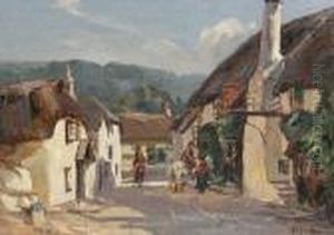 The Ship Inn, Porlock, Exmoor by Alexander Carruthers Gould