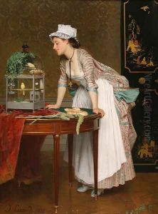 The Pet Canaries by Joseph Caraud