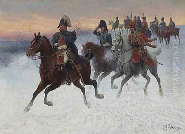 Retreat from Moscow, Russia, October 1812 (La Retraite de Moscou, Russie, Octobre 1812) - view 1