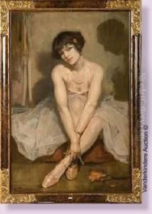 La Danseuse Assise by Jean-Leon Gouweloos