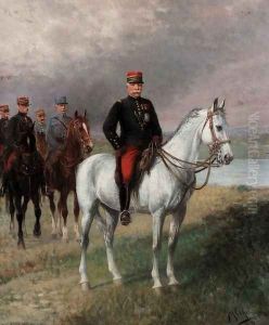 Marshal Joseph Joffre (1852-1931) by Jan van Chelminski