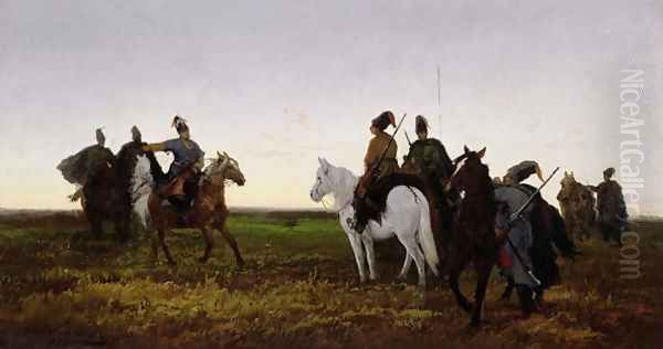 Cossacks on Horseback, 1874 - view 1